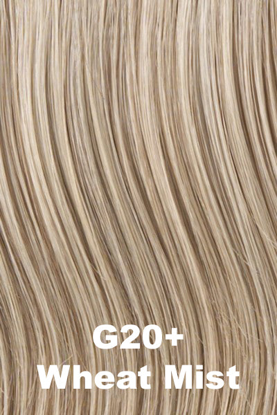 Color Wheat Mist (G20+) for Gabor wig Innuendo.  Warm golden blonde with natural blonde and beige blonde highlights.
