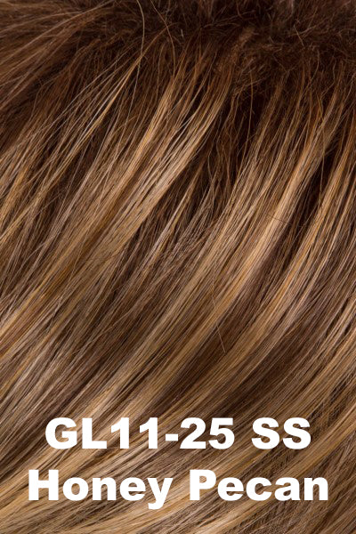Color SS Honey Pecan (GL11-25SS) for Gabor wig Blushing Beauty.  Dark warm blonde with chunky golden highlights and face framing highlights.