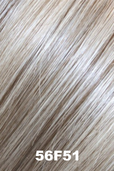 Color 56F51 (Oyster) for Jon Renau wig Vanessa (#5386). A grey base with a blend of medium and dark brown. 