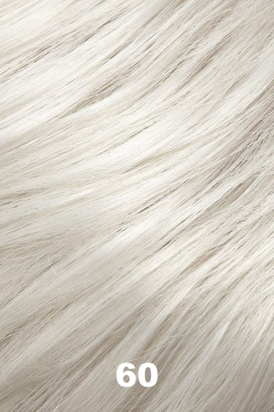 Color 60 (Winter Sun) for Jon Renau wig Vanessa (#5386). Bright pure white. 