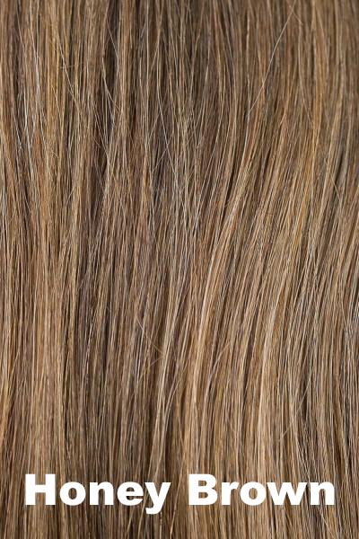 Color Honey Brown for Orchid wig Lily Human Hair (#8705). A warm, medium honey tone brown.