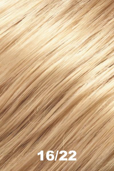 Color 16/22 (Banana Creme) for Jon Renau wig JR (#444). Pale creamy blonde and light ash blonde blend.
