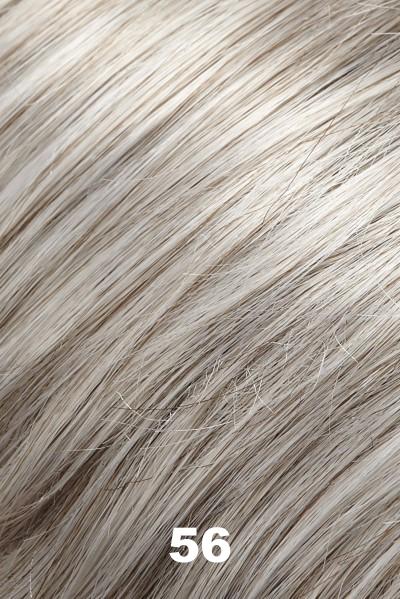 Color 56 (Vanilla Marble) for Jon Renau wig JR (#444). Light grey with a subtle medium brown blend. 