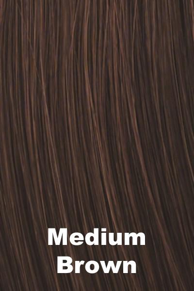 Color Medium Brown for Gabor wig Pixie This.  Rich red-chocolate brown.