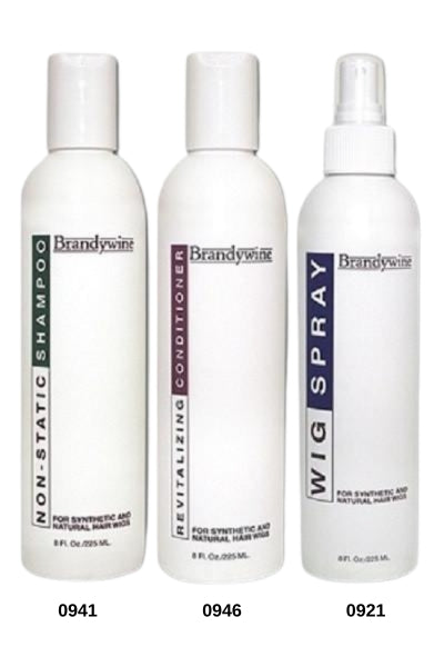 Wig Care Kit - Brandywine (#942) - 3 Pack Combo - Shampoo, Conditioner, Wig Spray Accessories Brandywine