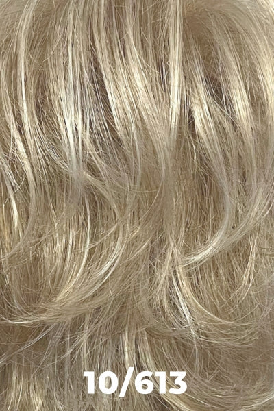 Color Swatch 10/613 for Henry Margu Wig Renee (#4527). Cool, grey blonde with pale blonde highlights.