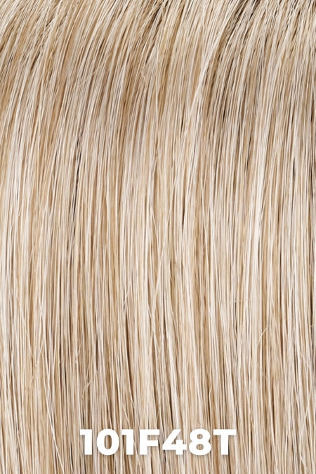 Jon Renau Wigs - Ava (#5387)  - 101F48T (Martini). Soft white front, light brown with 75% grey blend with soft white tips.