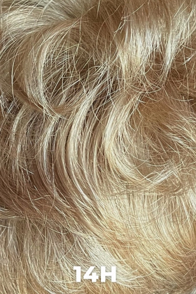 Color Swatch 14H for Henry Margu Pony Temptation (#8224). Dark blonde with light beige blonde highlights.
