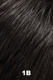 Color 1B (Hot Fudge) for Jon Renau top piece Top Comfort 12" (#6007). Soft darkest black.