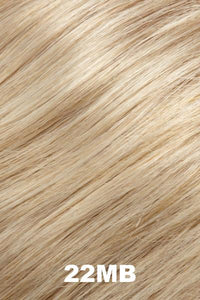 Sale - Jon Renau Toppers - EasiPart French 8" (#739) - Remy Human Hair - Color: 22MB (Poppy Seed) Enhancer Jon Renau Sale 22MB (Poppy Seed)  