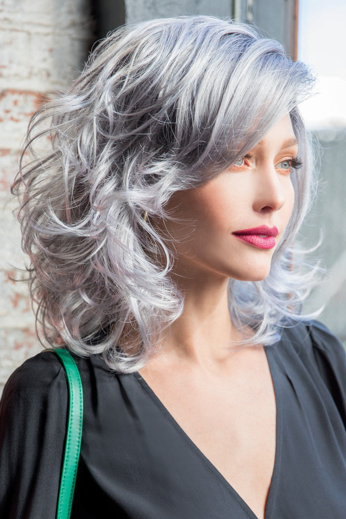 Model wearing the Rene of Paris wig India #2390 3.