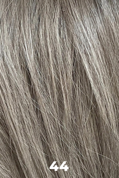 Color Swatch 44 for Henry Margu Wig Renee (#4527). Darkest brown with cool undertones and 50% grey blend.