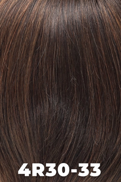 Color 4R30-33 for Fair Fashion wig Aura Human Hair (#3114).