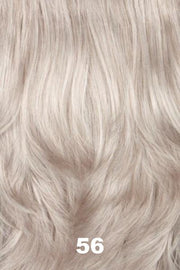 Color Swatch 56 for Henry Margu Wig Mariah (#2510). Grey and subtle blend of 15% light brown blend.