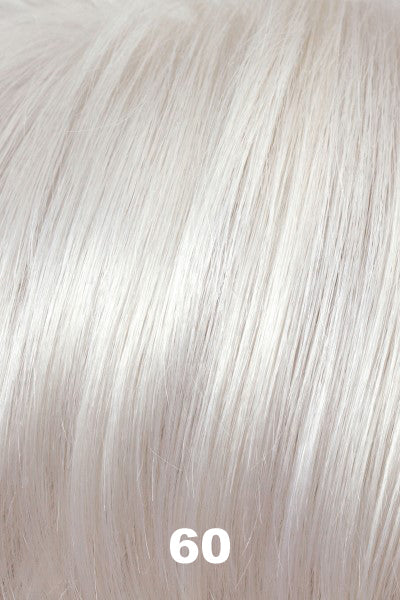 Color 60 for Noriko wig Rin (#1730). A delicate, pure white tone. 