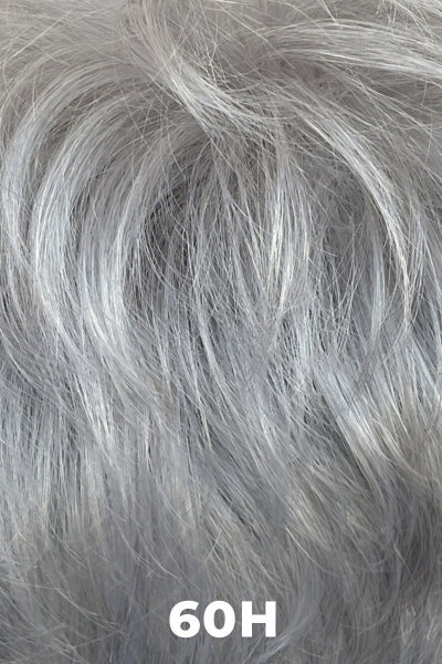 Silver White on top mixed with 25% Light Brown in back.