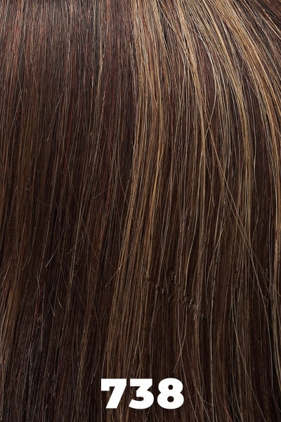 Color 738A for Fair Fashion wig Angel Human Hair (#3115).