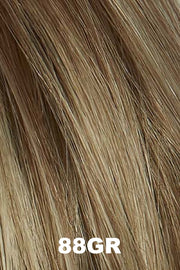 Color Swatch 88GR for Henry Margu Wig Tara (#4783). Light wheat blonde with warm golden blonde highlights and a medium root.