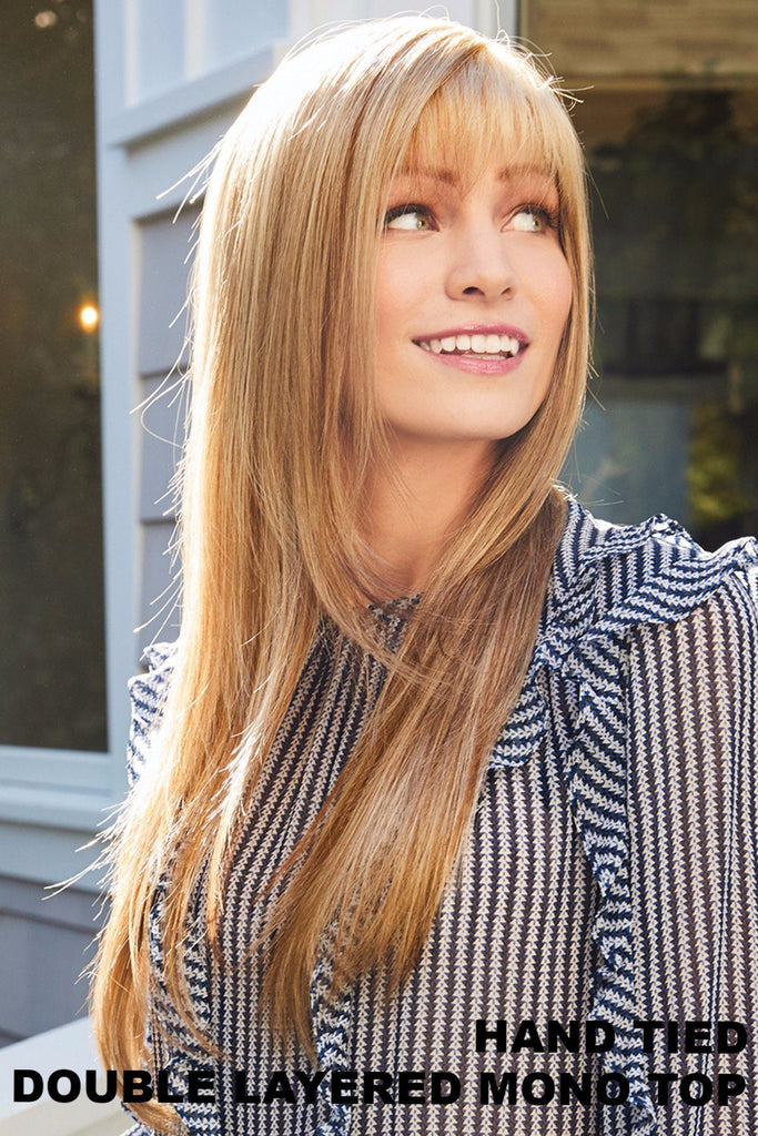 Model wearing the Amore wig Stevie #2516 5.