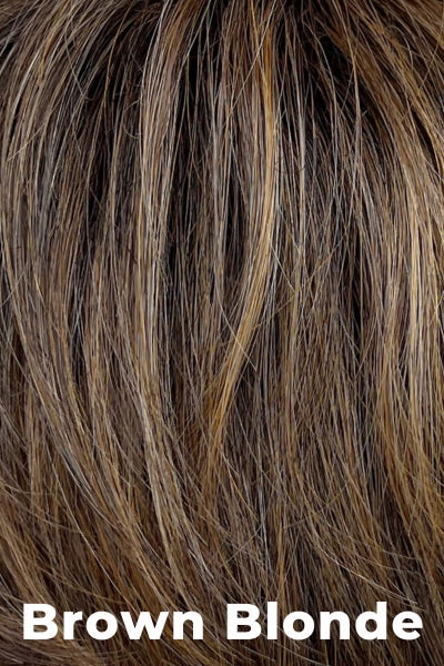 Toni Brattin Wigs - Subtle Beauty (#375) - Brown Blonde. Warm medium brown mixed with golden blonde highlights.