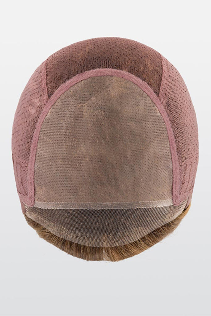 Extended lace front monofilament top cap construction.