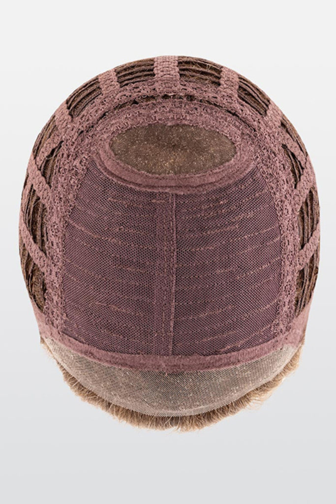 Top cap construction of the lace front mono crown top.