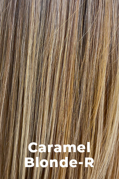 Belle Tress Wigs - Laguna Beach (CT-1002) - Caramel Blonde-R. Blend Pale Blonde and Caramel Blonde with a Dark Root.