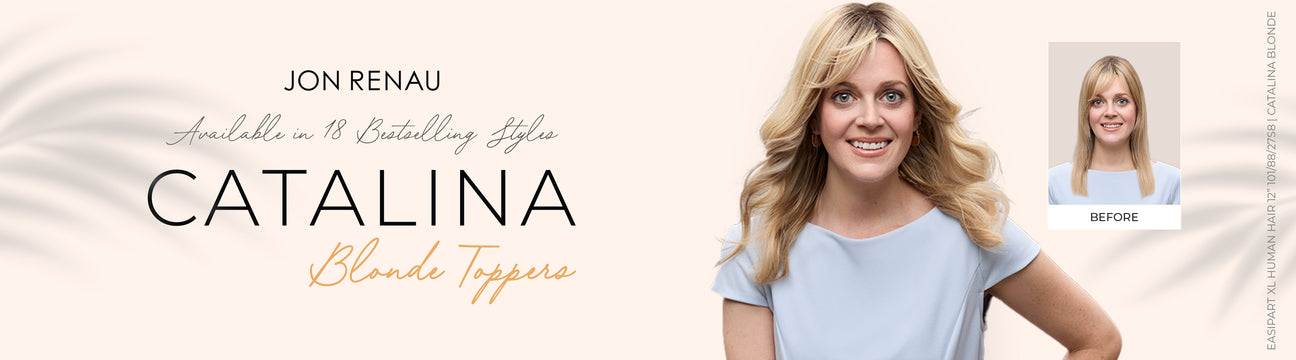 Catalina Blonde now available in Jon Renau toppers.