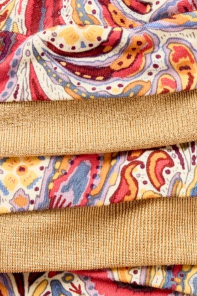 Christine Headwear in Moroccan Paisley 4046.