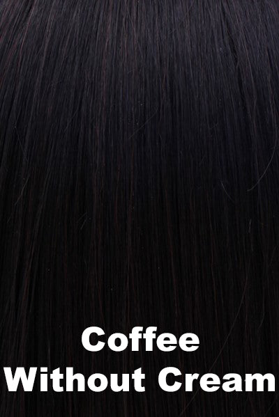 Belle Tress Toppers - Ultimate Hand Tied Lace Front Topper 12" (BT-7019) - Coffee without Cream. A blend of espresso coffee bean, darkest brown, and the hint of deepest rich caviar.