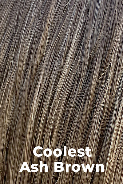 Belle Tress Wigs - Madrid (CT-1049) - Coolest Ash Brown. Light ash brown with subtle blend of cool pale blonde.