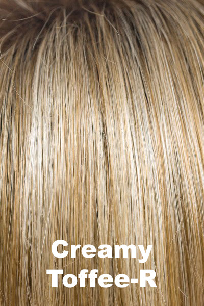 Rene of Paris - Shaded Synthetic Colors - Creamy Toffee-R. Shadowed Roots on Spring Honey (27+613) 50/50 Light Gold Blond (613)