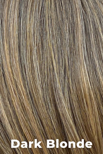 Toni Brattin Toppers - Grand Topper (#517) - Dark Blonde. Dark ash blonde blended with a medium and light gold blonde.