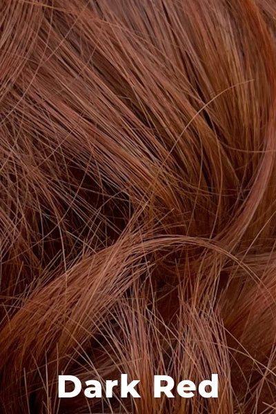 Toni Brattin Toppers - Grand Topper (#517) - Dark Red. Dark copper red blended with auburn.