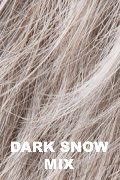 Ellen Wille Wigs - Zizi - Dark Snow Mix Petite/Average. Brown w/75% gray blended with dark brown w75% gray and med brown w/25% gray.