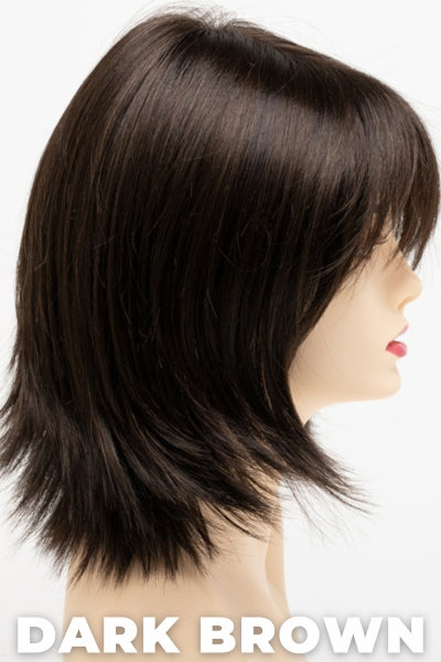 Envy wig - Short Layered Brown Wig with Side Bangs Kris by Envy | Short Pixie – Wigs.com main image 4