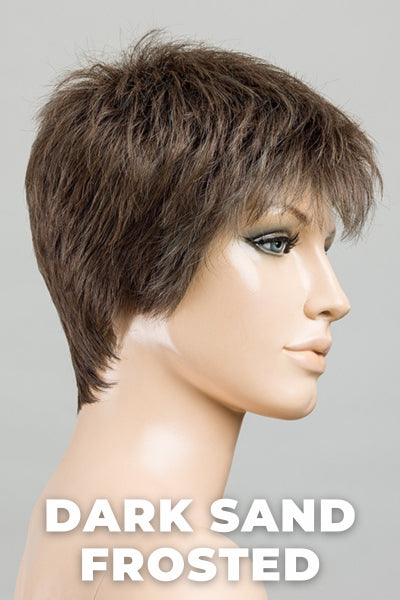 Ellen Wille Wigs - Chat - Dark Sand Frosted. Lightest Brown and Medium Warm Brown with Grey Blend and a Soft Matte Finish.