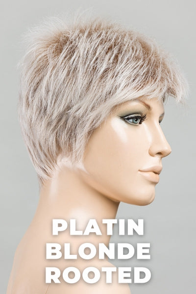 Ellen Wille Wigs - Chat - Platin Blonde Rooted. Pearl Platinum, Light Golden Blonde, and Pure White Blend.