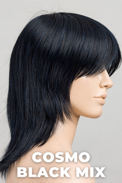 Ellen Wille Wigs - Rainbow - Cosmo Black Mix. Black.