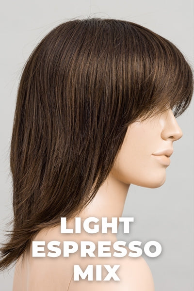 Ellen Wille Wigs - Rainbow - Light Espresso Mix. Dark Brown and Warm Medium Brown throughout.