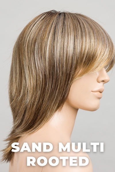 Ellen Wille Wigs - Rainbow - Sand Multi Rooted. Lightest Brown and Medium Ash Blonde Blend with Light Brown Roots.