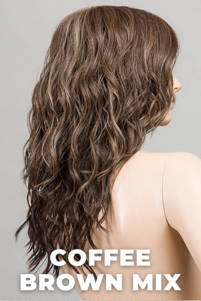 Ellen Wille Wigs - Serena - Coffee Brown Mix. Med Brown mixed with light brown and chocolate Brown.
