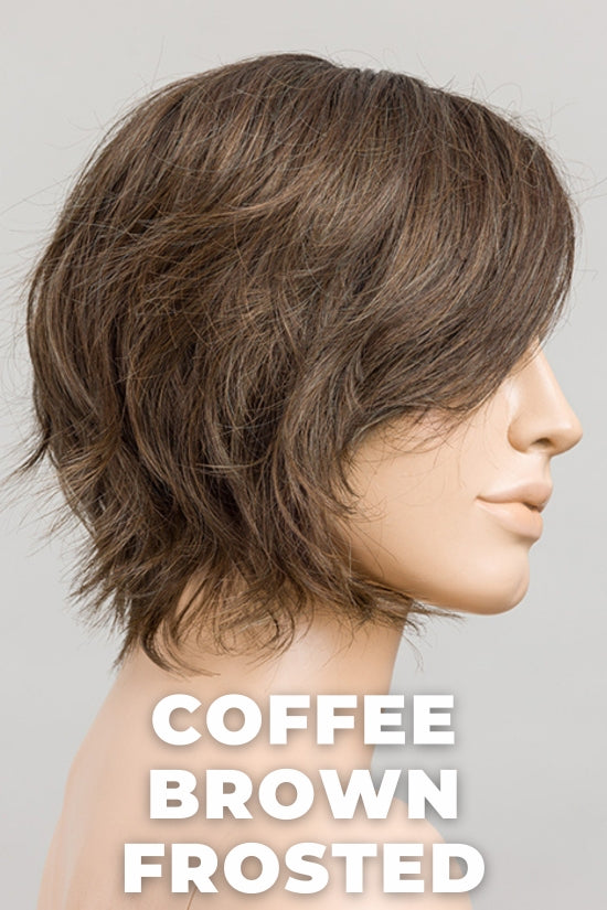 Ellen Wille - Cookie - Coffee Brown Frosted. Dark Brown and Light Brown with Light Ash Blonde Blend with a Soft Matte Finish.