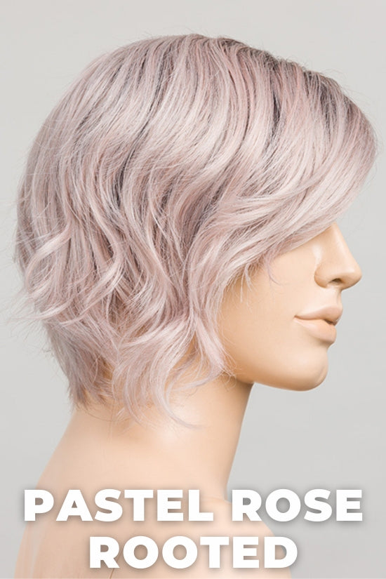 Ellen Wille - Cookie - Pastel Rose Rooted. Pink and Pearl Blonde Blend with Light Brown Roots.