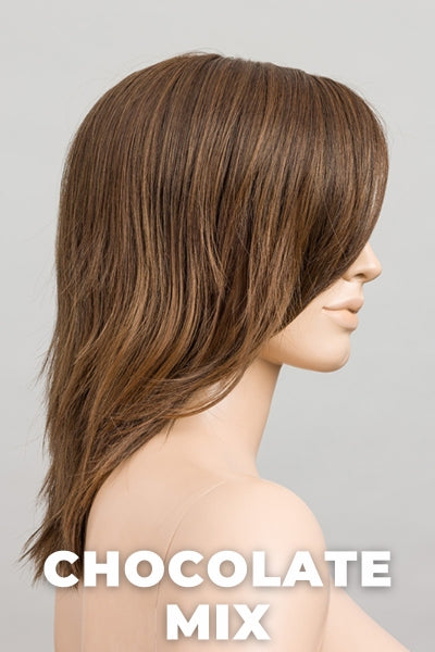 Ellen Wille - Flow - Chocolate Mix. Medium to Dark Brown Base with Light Reddish Brown Highlights.
