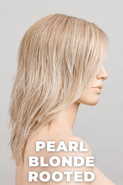 Ellen Wille - Flow - Pearl Blonde Rooted. Pearl Platinum, Dark Ash Blonde, and Medium Honey Blonde mix.