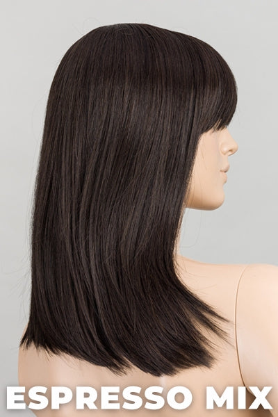 Ellen Wille - Jacky - Espresso Mix. Darkest Brown Base Blended with Dark Brown and Warm Medium Brown.