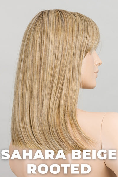 Ellen Wille - Jacky - Sahara Beige Rooted. Light Golden Blonde, Light Strawberry Blonde, Lightest Golden Blonde Blend with Dark Shaded Roots.