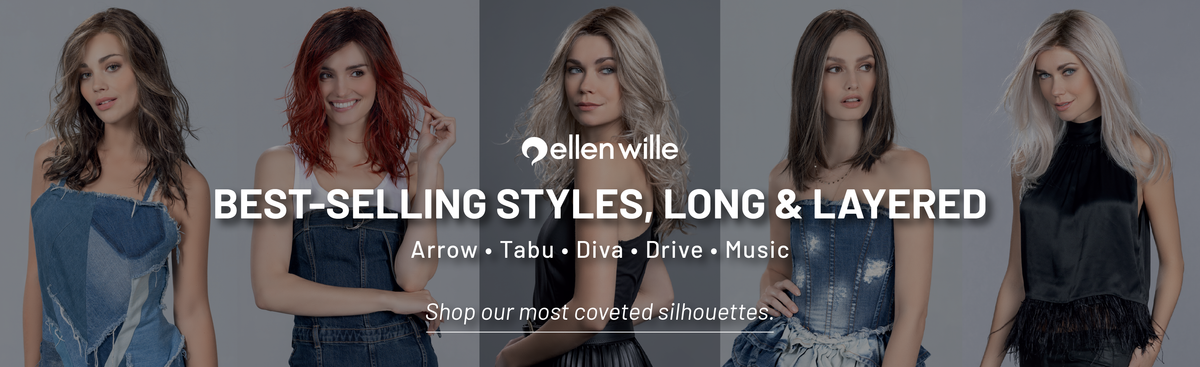 Shop Ellen Willes best selling styles, long & layered.