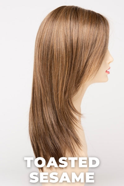 Color Swatch Toasted Sesame for Envy wig Ava Human Hair Blend. 